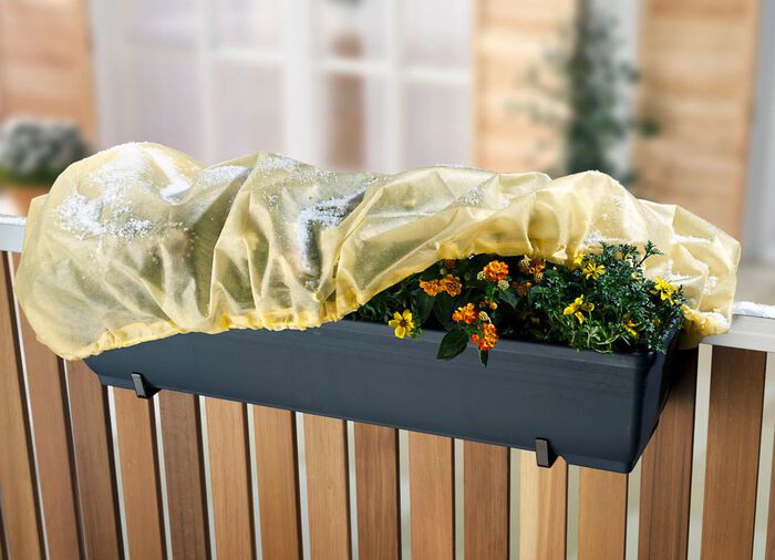 Kap voor bloembak, set van 2 