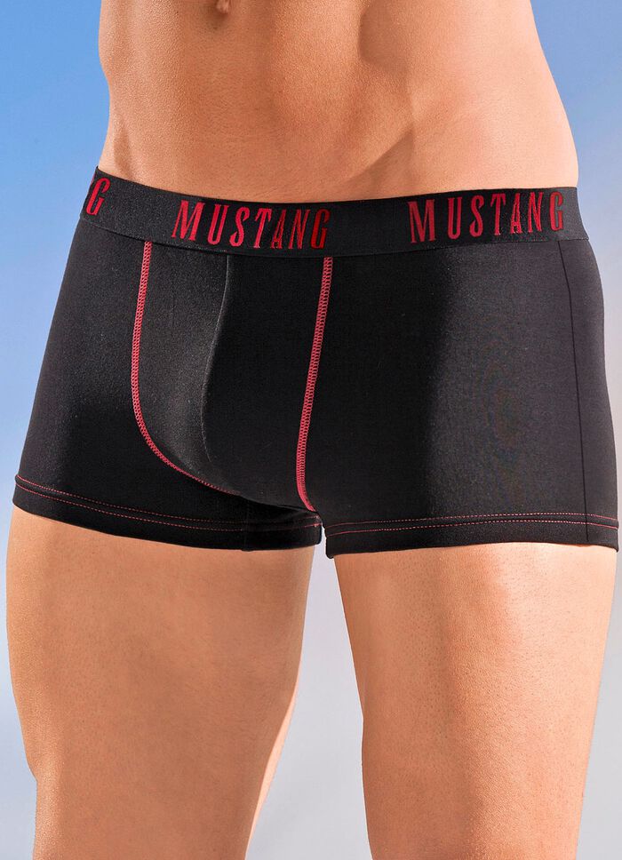 Mustang set van drie boxershorts, uni 