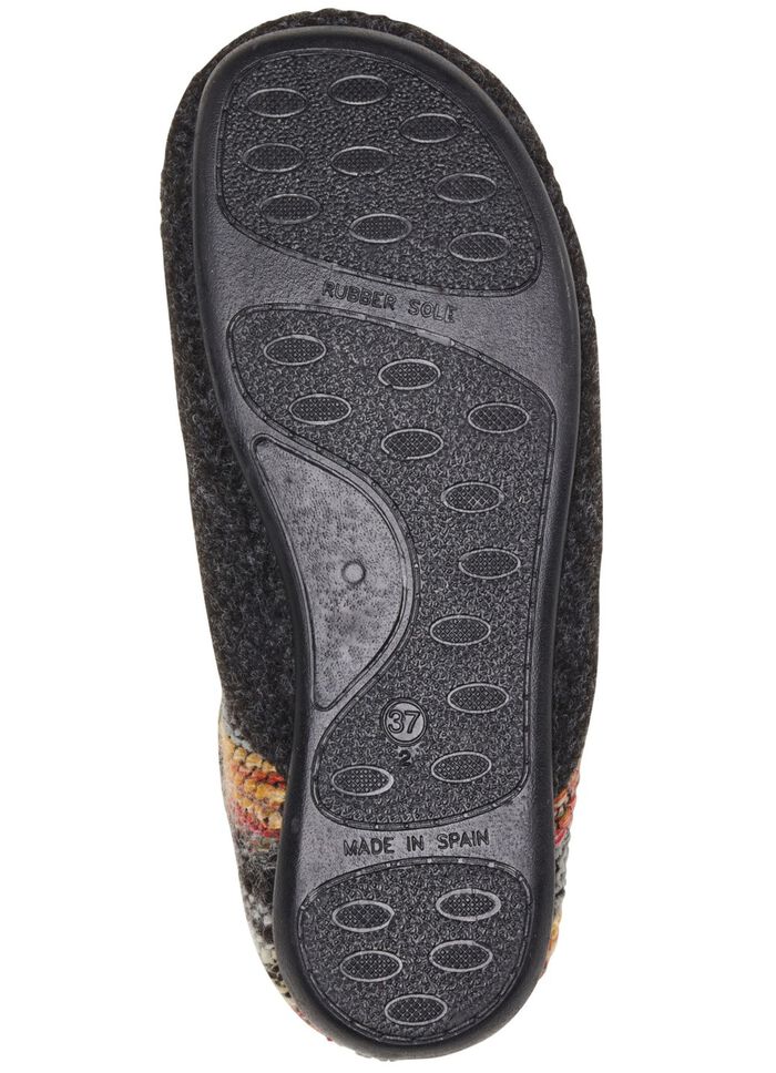 Laurina, comfortabele damespantoffels, breedte G, met uitneembaar voetbed 