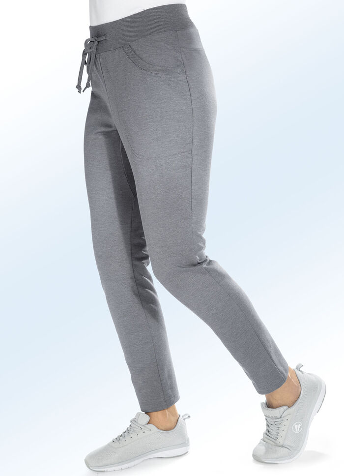 Vrijetijdsbroek ‘Athlete’ in 3 kleuren GRIJS