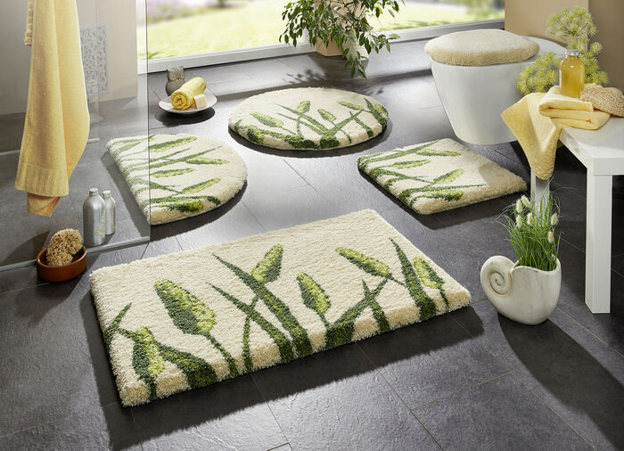 Badkamerset met antislip-onderkant, van Grund GROEN