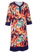 Nachthemd, kortere snit en driekwartmouwen 