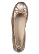 ELENA EDEN, chique damesballerina's, breedte G, met uitneembaar voetbed 