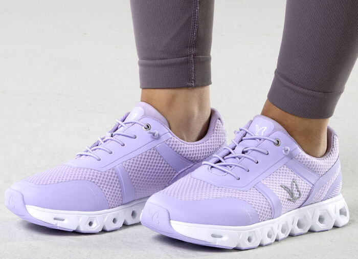 Caprice sneakers met elastische decoratieve vetersluiting FLIEDER