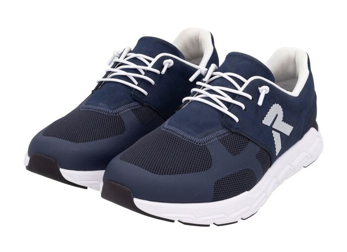 Rieker sneakers met elastische decoratieve vetersluiting DONKERBLAUW