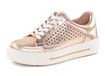 ELENA EDEN sneakers van nappaleer met luchtige perforatie 