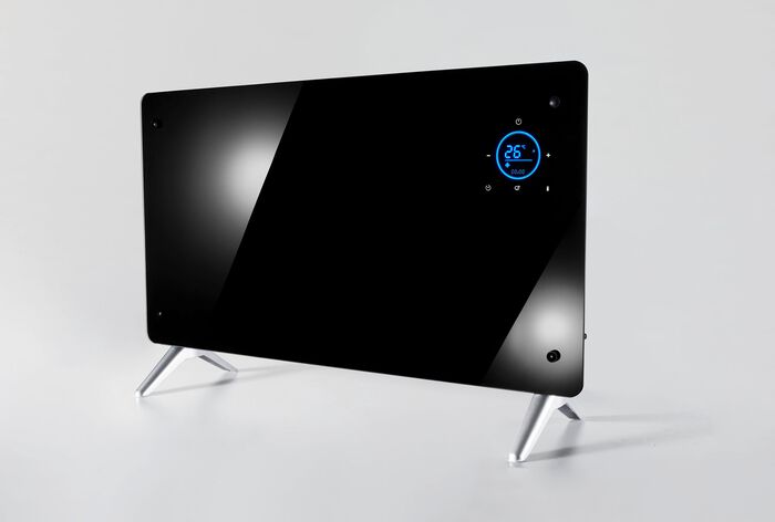 Glazen verwarmingspaneel 