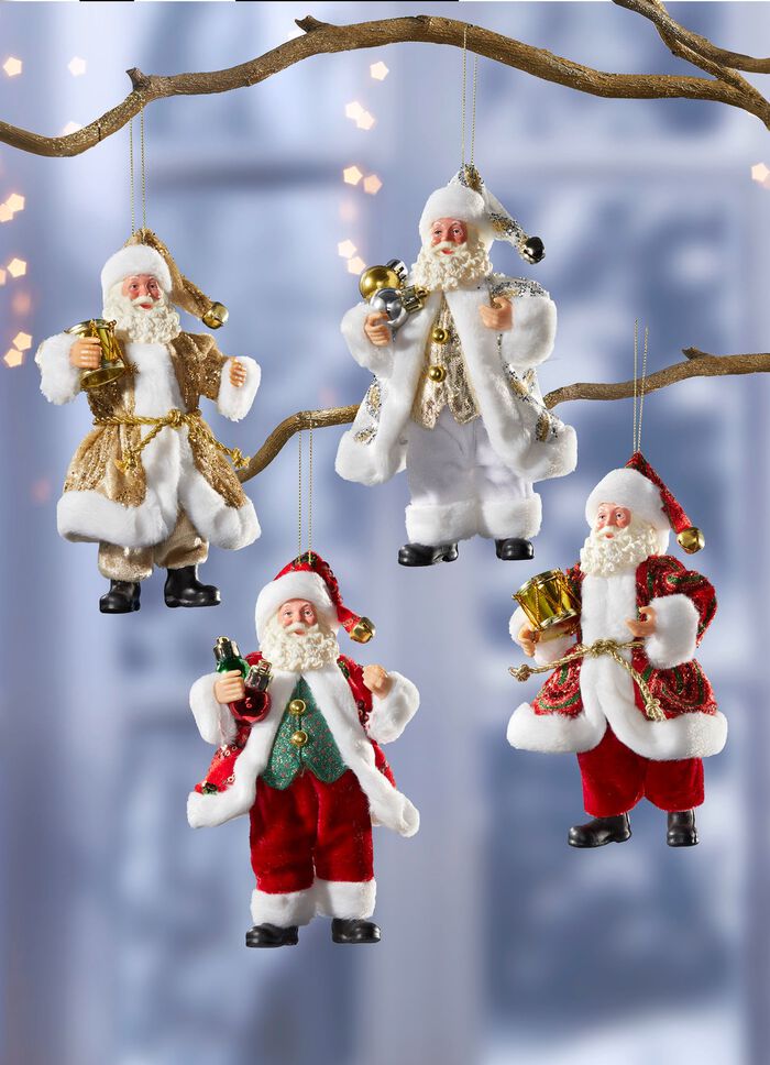 Kerstmannen, set van 4 