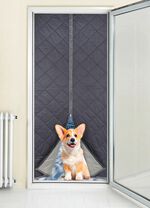 Magnetisch 2-in-1-gordijn voor alle seizoenen met bescherming tegen kou en hitte 