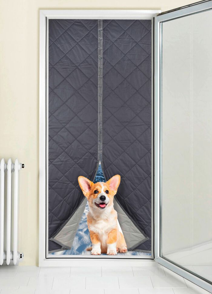 Magnetisch 2-in-1-gordijn voor alle seizoenen met bescherming tegen kou en hitte 