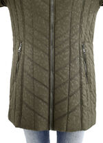 Lange jas met roofdierdessin 