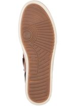 Rieker veterlaars van genuanceerd nappaleer 