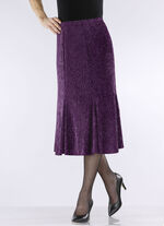 Elegante glinsterende paneelrok BESSEN