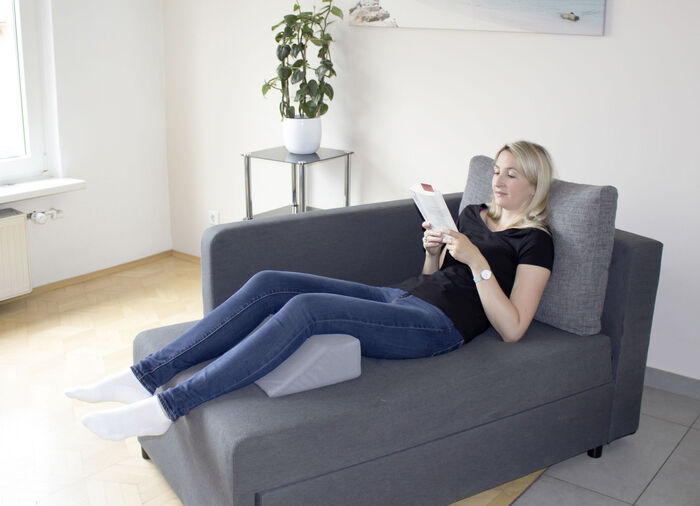 Trapeziumkussen met warmte- en massagefunctie 