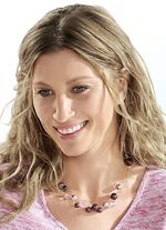 Halsketting met meerdere rijen 