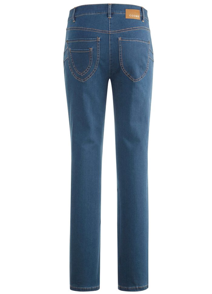 Jeans met een slimme zakoplossing 