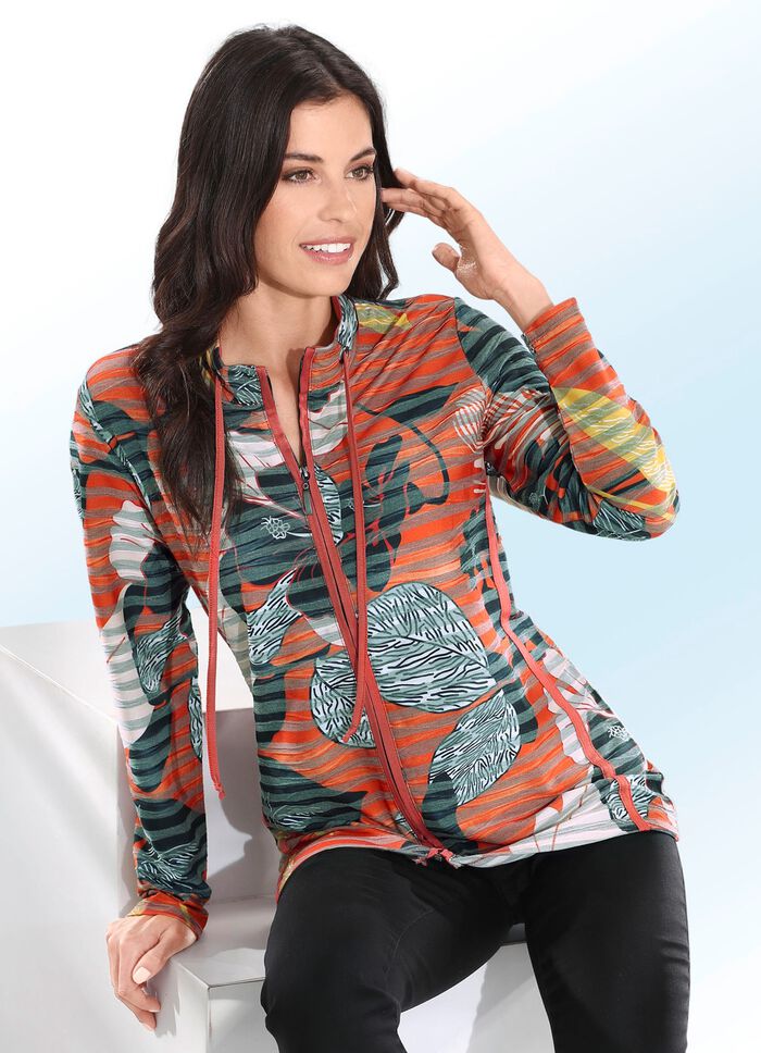 Jasje met doorlopende rits 