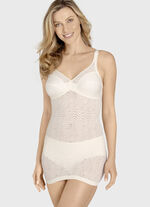 Miss Mary korset van elastisch kant CHAMPAGNE