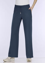 Trendy broek in modieuze breedte MARINE