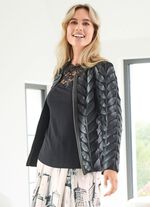 Leren kort jasje van STILSCHMIEDE 