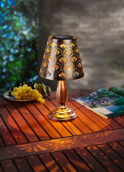 Uitzonderlijk mooie solar tafellamp 