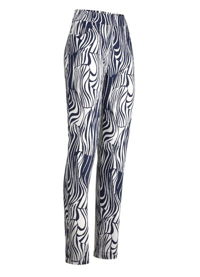 Broek met expressief design 