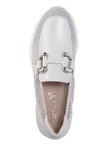 Caprice pantoffels met decoratieve clip PARELWIT