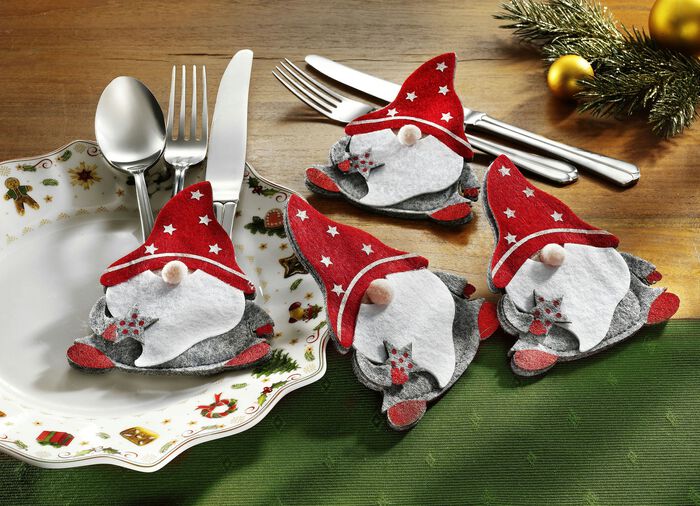 Bestekzakjes, set van 4 