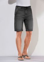 Casual denim shorts in 3 kleuren ANTHRAZIT