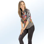 Blouse met mooie borduurwerk-print 