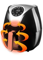 Digitale heteluchtfriteuse voor een waanzinnige prijs ZWART-BESSEN