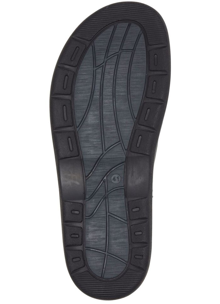 GINO GALANTE, comfortabele herenmuiltjes, breedte H, met uitneembaar voetbed 