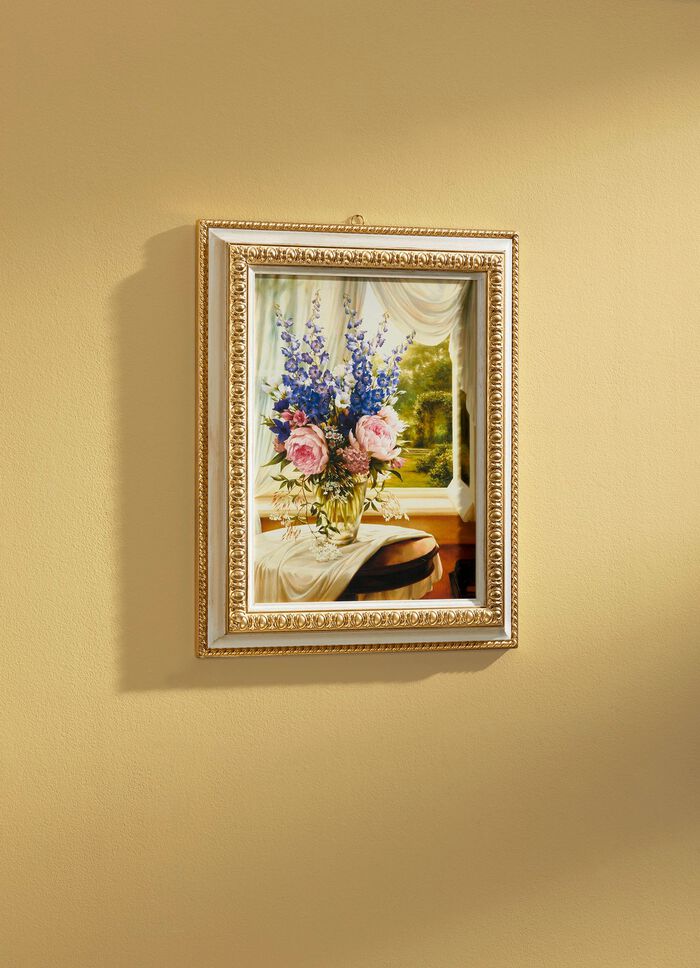 Foto op echt houten frame 