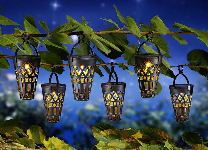 Stekkerlampen op zonne-energie, set van 6 