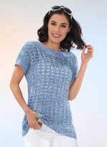 Trui gemaakt van hoogwaardig gem&ecirc;leerd garen 