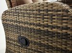 Comfortfauteuil met bekleding BRUIN