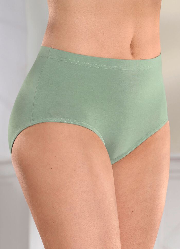 Set van vier slips met elastische band 