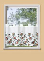 Digitaal bedrukte korte jaloezie met roedezak 