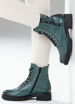 Remonte, modieuze dames enkellaarsjes, winterschoenen, breedte G, met uitneembaar voetbed BENZINE