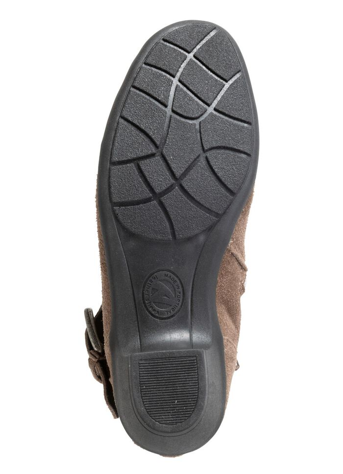 ELENA EDEN enkellaarsjes met ruches en decoratieve sluiting 