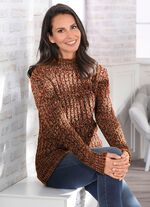 Trui in een luxueus gem&ecirc;leerde look TERRA-MULTICOLOR