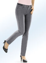 Broek met aangenaam zachte, warme voering MIDDENGRIJS GEM.