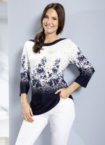 Prachtig shirt met 3/4-mouwen 