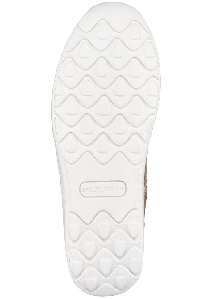 Waldl&auml;ufer, comfortabele dames veterschoenen, breedte H, zool met afrolfunctie CHAMPAGNE