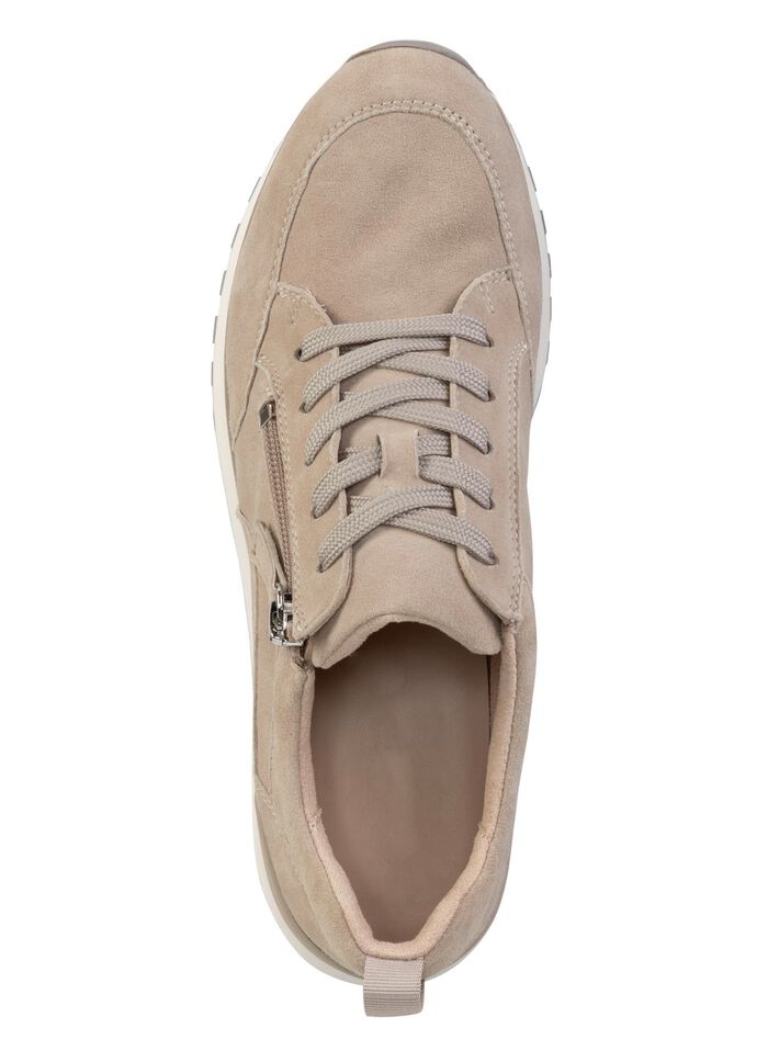 Caprice, trendy damessneakers, breedte G, met uitneembaar voetbed BEIGE