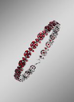 Aantrekkelijke armband met granaat 