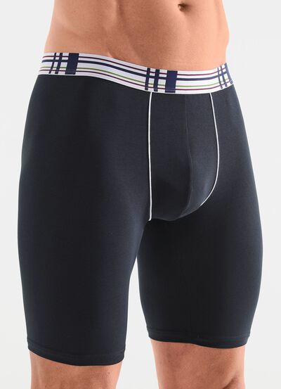 Vierpack lange broeken met elastische tailleband 