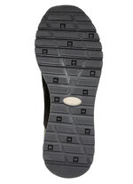 laurakent, stijlvolle damessneakers, breedte G, met uitneembaar voetbed ZWART-BORDEAUXROOD-GOUD