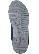 Slippers gemaakt van nubuck en textielmateriaal 