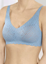 Sloggi ZERO FEEL Bliss bh gemaakt van elastisch kant AZUURBLAUW